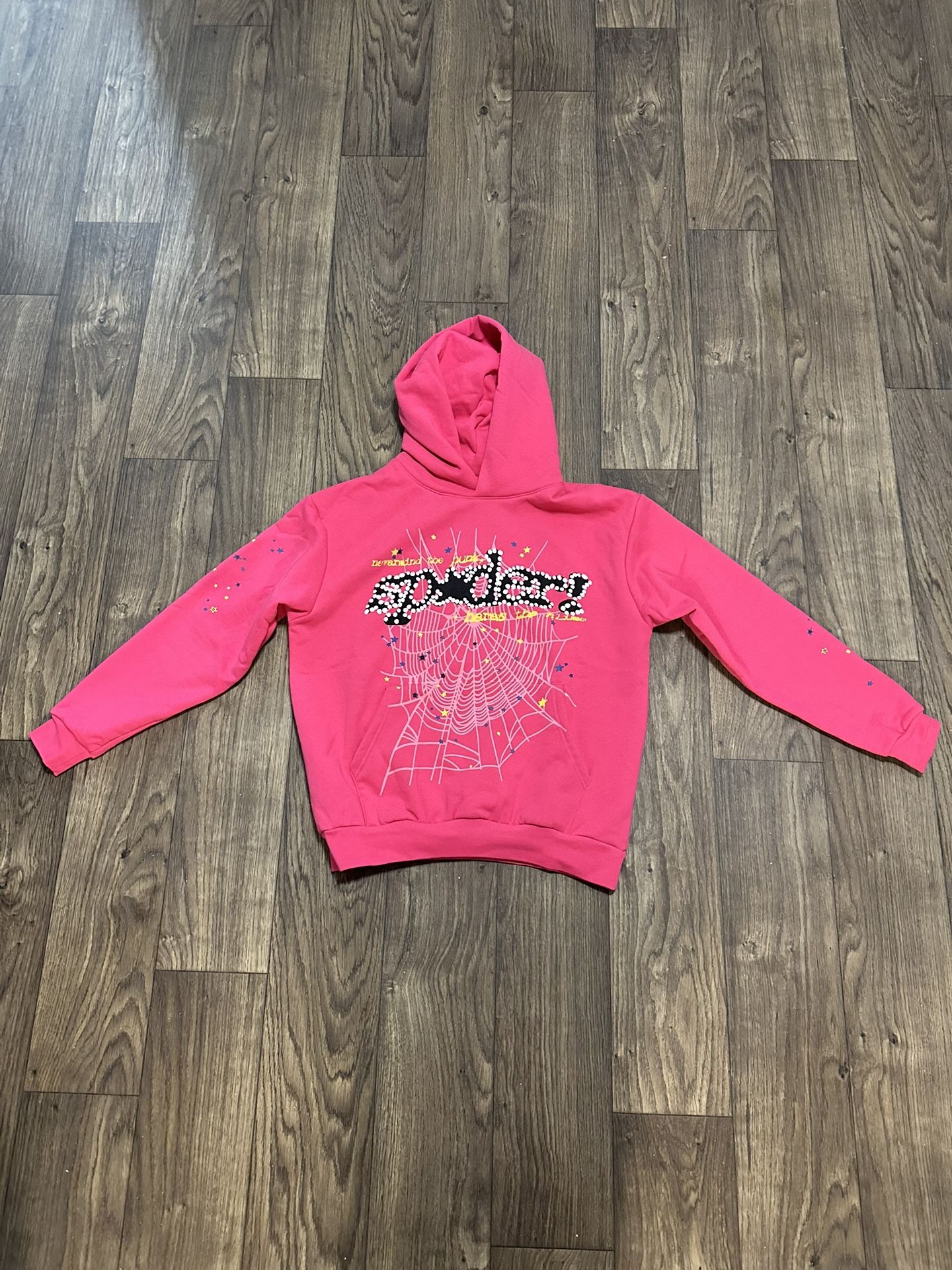 Sp5der Pink V2 Hoodie Pink 