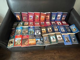 Collection of 40 Louis L'Amour Paperbacks