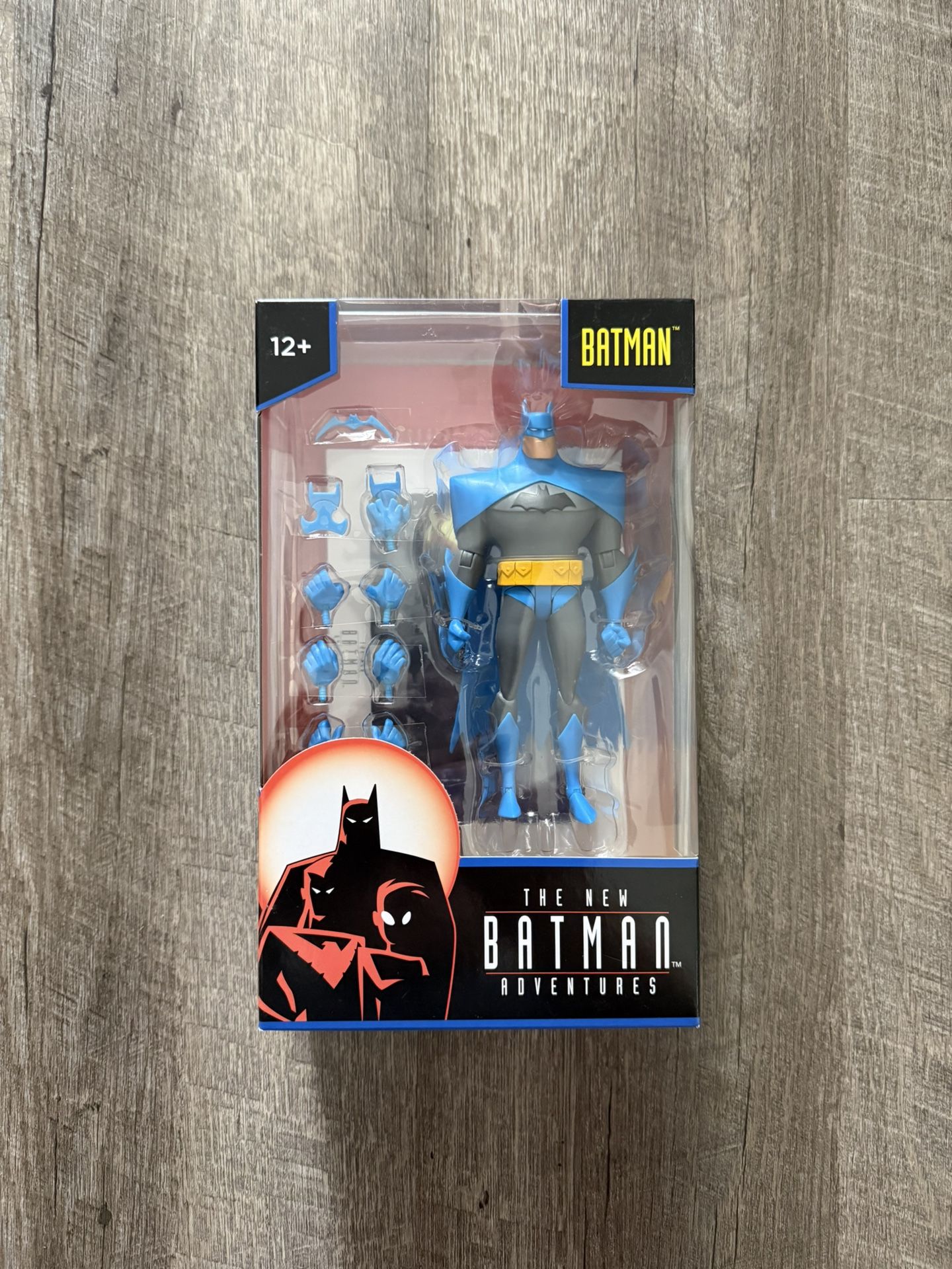 In Hand, Brand New, Never Opened Mcfarlane Toys - DC Direct - The New Batman Adventures - Batman (Grey and Blue) - 6” Inch Figure 