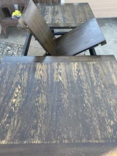 Sturdy Farmhouse Dining Table (No Chairs Or bench) With Built In Extension . Obo 39w × 63 L x 31 h .... 81L Extended 