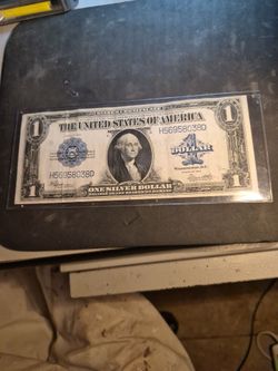 1923 $1 One Dollar Silver Certificate