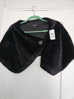 Faux-Fur Shrug