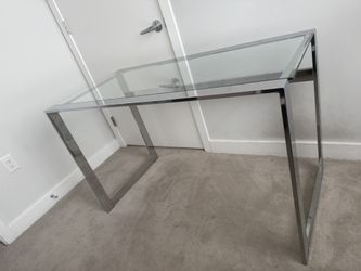 Large Glass Desk 