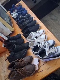 Mixed Lot of Used Sneakers and Shoes