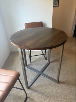 West Elm Rustic Round Table