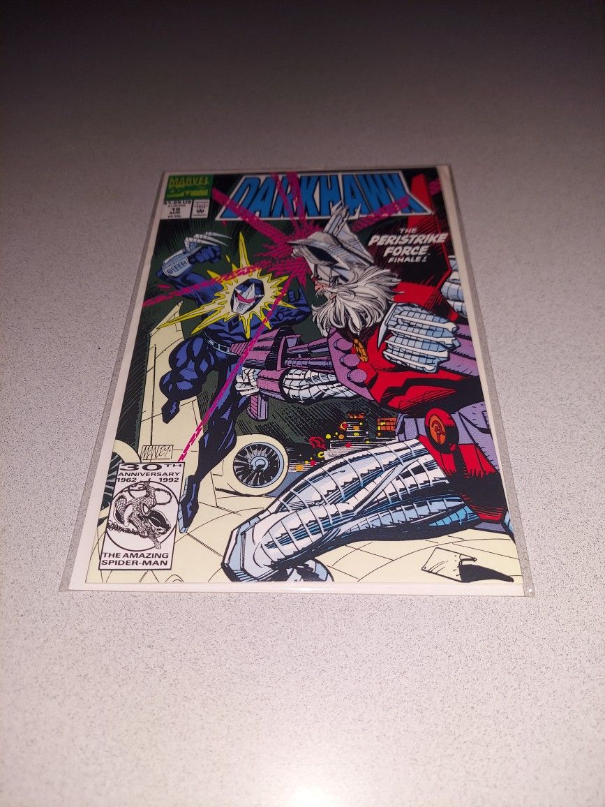1992 DARKHAWK #18 COMIC BAGGED AND BOARDED