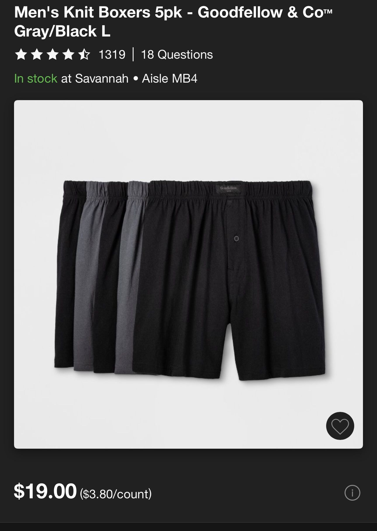 Men Boxers