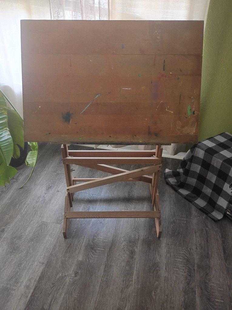 Vintage Wood Painting Easel