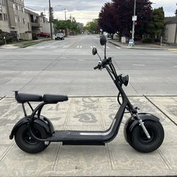Ebike Fat Bear 2000w 60v 20Ah 30mph Double Seat Fat Tire Electric Scooter