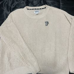 Pink Varsity Sweater