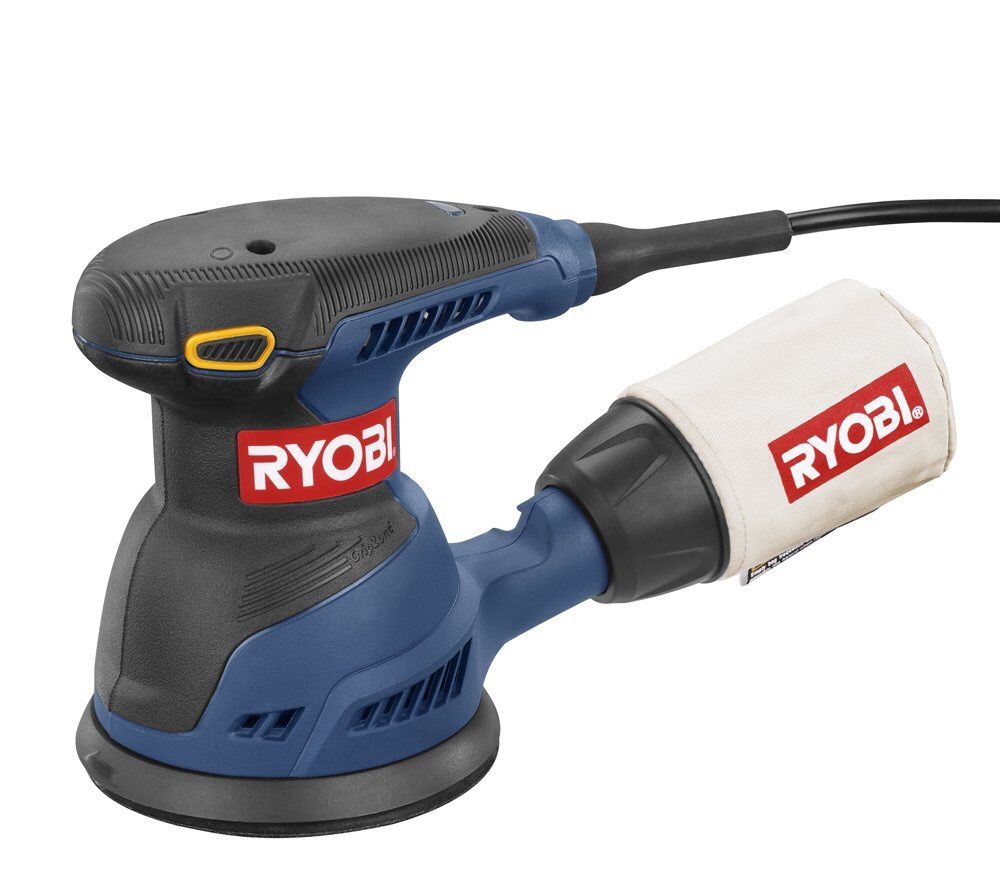 RYOBI RS290 COMPACT SANDER 5" RANDOM ORBIT SANDING CONSTRUCTION TOOL W