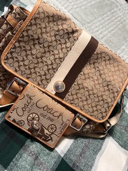 Coach messenger bag and wallet