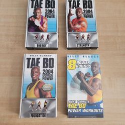 Tae Bo and Other Exercise Vhs Videos