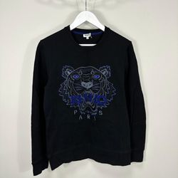 Vintage Kenzo Sweatshirt Embroidered Tiger Crewneck Y2K