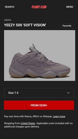 Yeezy 500 'Soft Vision'