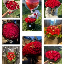 Fresh roses bouquets Arrangement For Any special Occasion Birthday Anniversary Graduations Showers Wedding