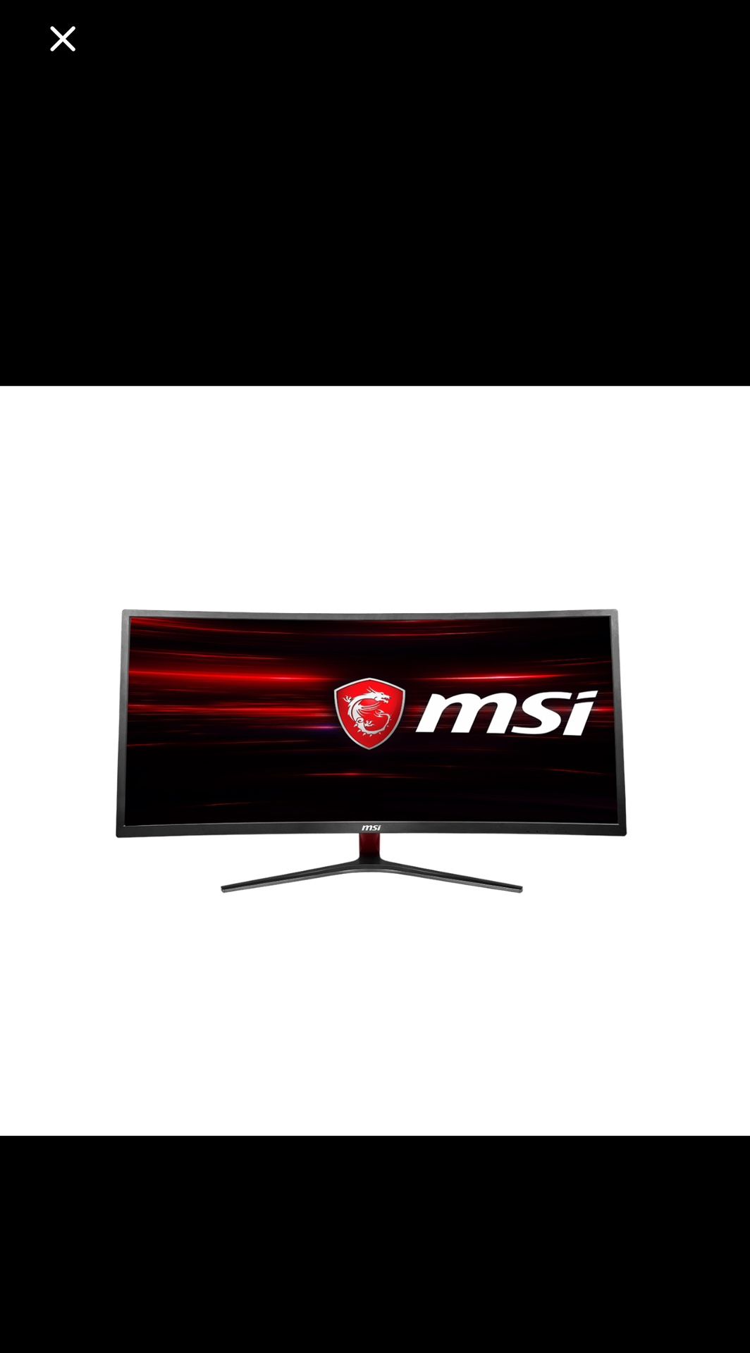 MSI Optix MAG341CQ 34 Inch Curved