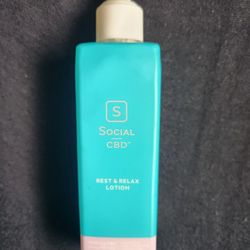 Social Hemp Extract Rest & Relax Lavender Body Lotion 