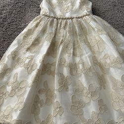 Girls Gold Dress