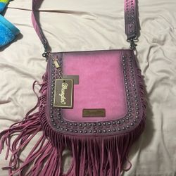 A Pink Wrangler Purse 