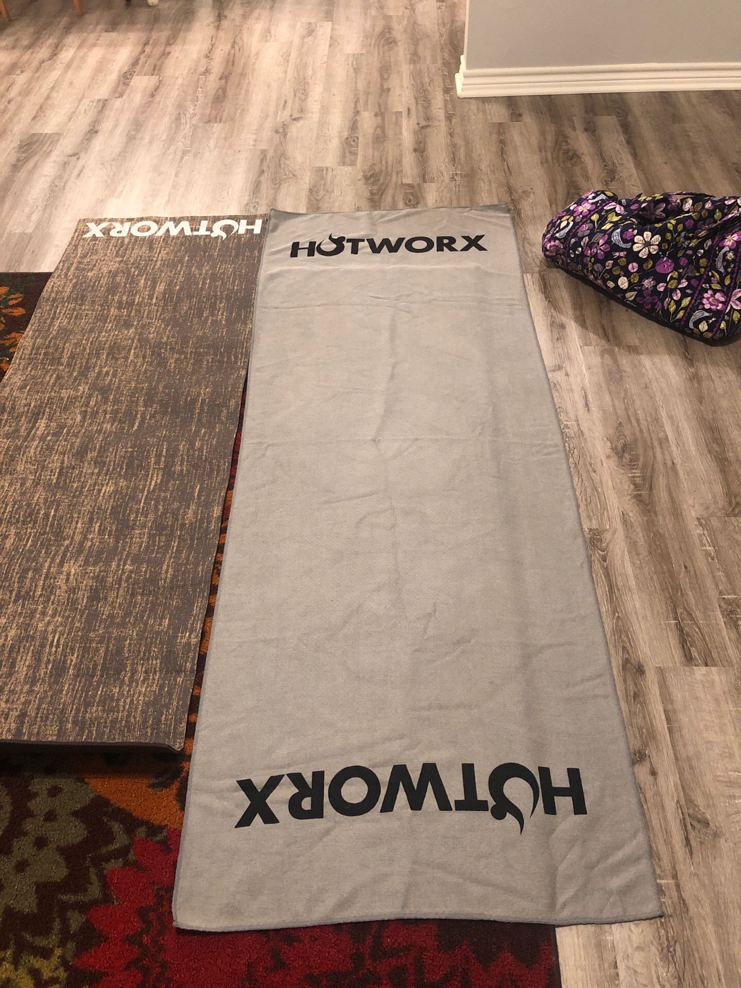 HOTWORX mat and towel