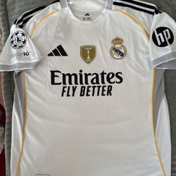 Real Madrid Home Jersey 25/26 , Mbappe #10