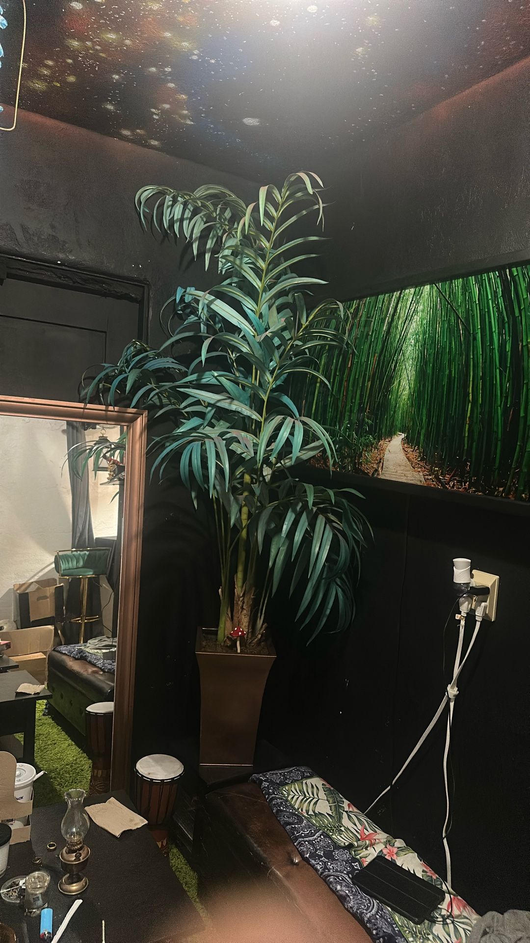 Faux Palm Tree Decor
