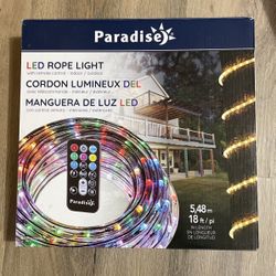 (2 Sets) Paradise LED Rope Lights 18 Ft Each 
