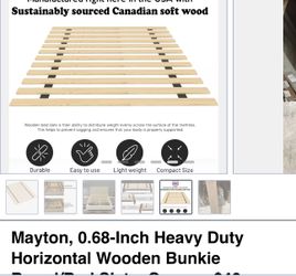 Brand New In Box Bunkie For Queen Size Mattress