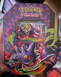 Pokemon TCG Mega Moonlit Tin Mega Gengar ex New SEALED 2026 Pokémon Gengar