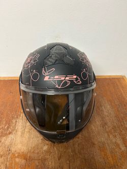 Sz M LS2 Advant 2 Sophia Pink Motorcycle Helmet