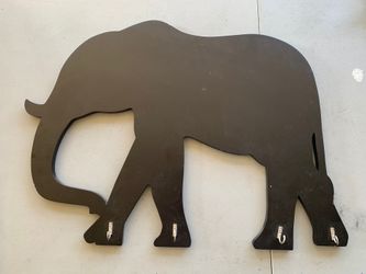 Elephant Wall Coat Hanger With Hooks