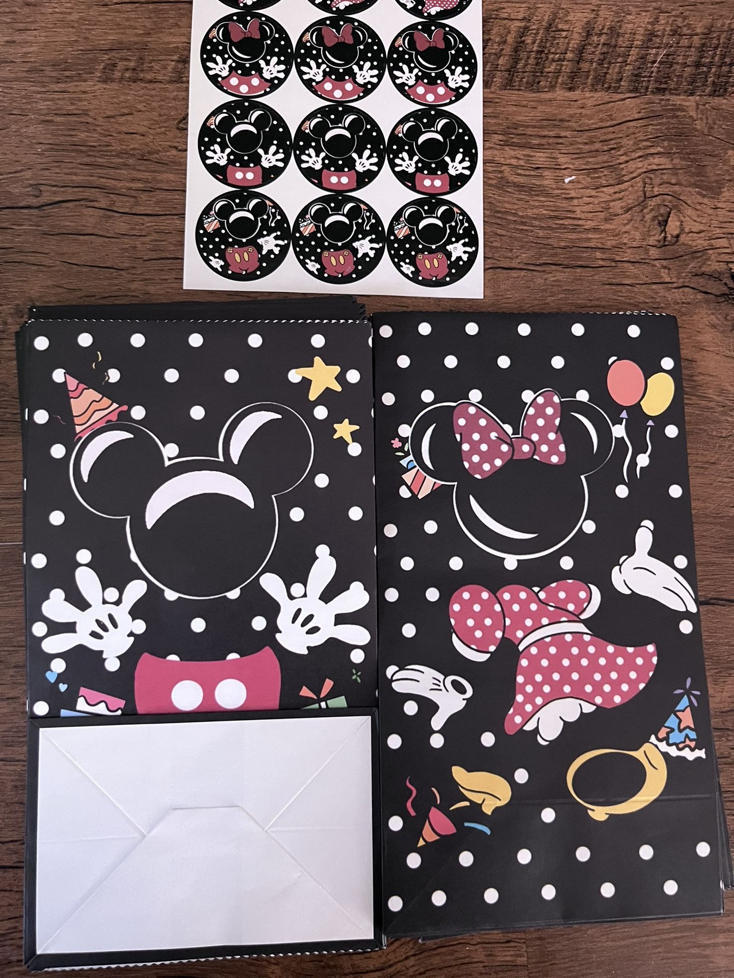 Mickey And Minnie Treat Bags 