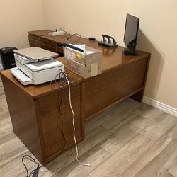 Oak Desk Set