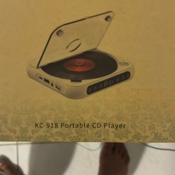 Portable Cd Player, You Can Listen To It With Headphones
