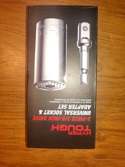 HyperTough 2-piece 3/8-Inch Drive Universal Socket Adapter Set