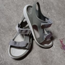 Crocs LiteRide 360 Gray Sport Sandals Women’s 6 / Juniors 4