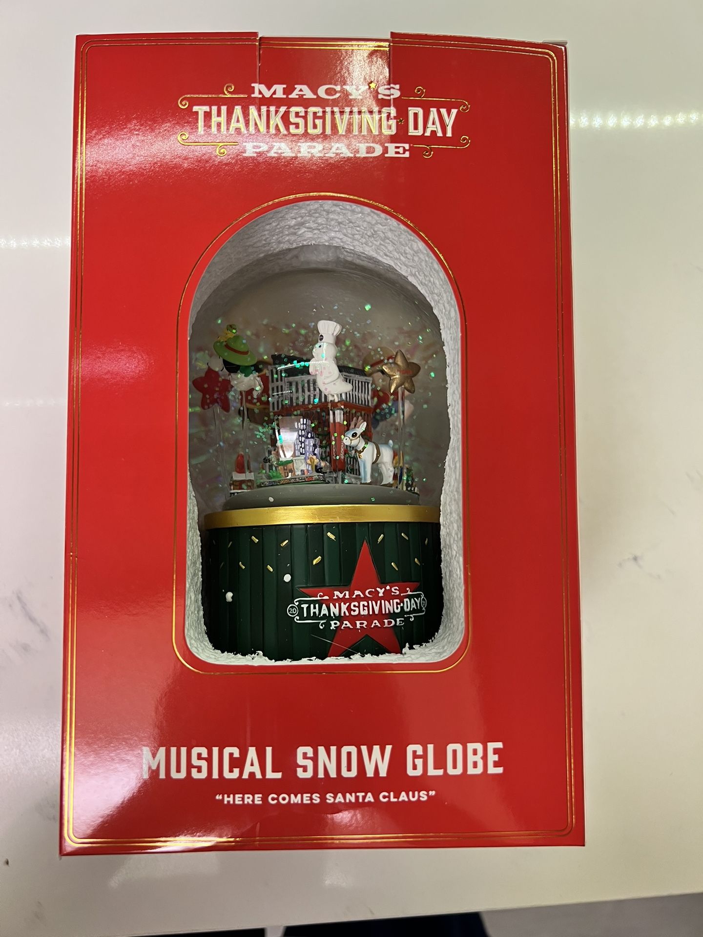 MACY'S EXCLUSIVE 2024 THANKSGIVING PARADE HOLIDAY LANE WATERGLOBE