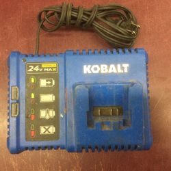 KOBALT 24V MAX BATTERY CHARGER LITHIUM ION Li-Ion 24 Volt