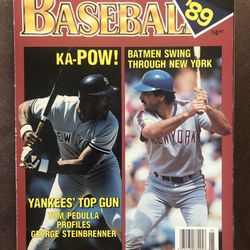 Vintage Athlons 1989 Baseball Magazine-Winfield-Hernandez-Ryan- +++ GC-Great Ads