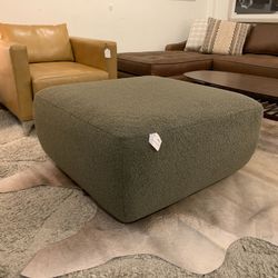  Kardiel Forest Green Grizz Ottoman