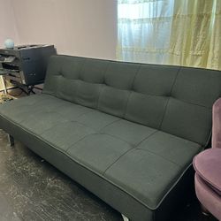 Serta Black Futon/ Convertible Sofa (by Woodland Zoo/greenlake)