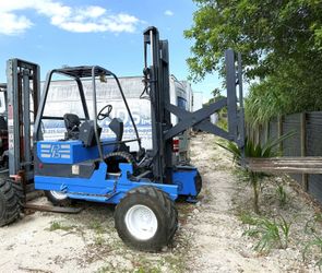 60200J5 PIGGYBACK FORKLIFT PRINCETON PBX 5000 LBS EXTENDED FORKS SCISSORS