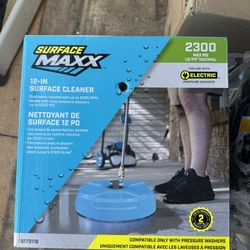 New in Box SurfaceMaxx 12-in up to 2300-PSI Rotating surface cleaner for Electric pressure washers