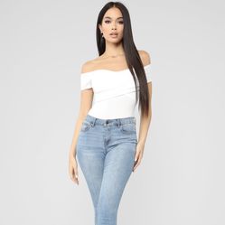 Fashion Nova Because of You Bodysuit Size Large