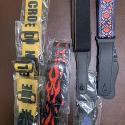 $20 Each New 8 Guitar Straps, Or $130 For All 8 Straps 