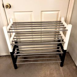 2 Stainless Steel Shoe Racks