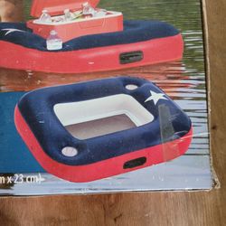 2 New Ozark Trail tubes And Cooler Float