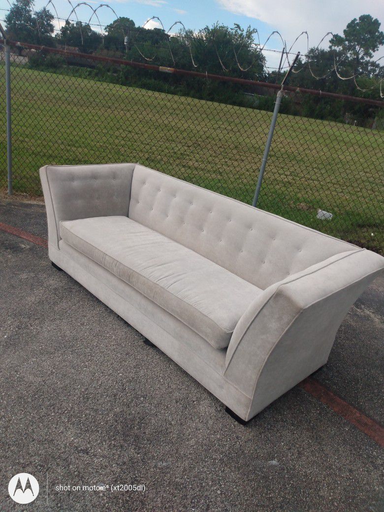 Free Delivery - Gray Sofa Couch Grey Midcentury