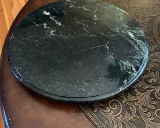 Green Marble Lazy Susan. Read description 1st
